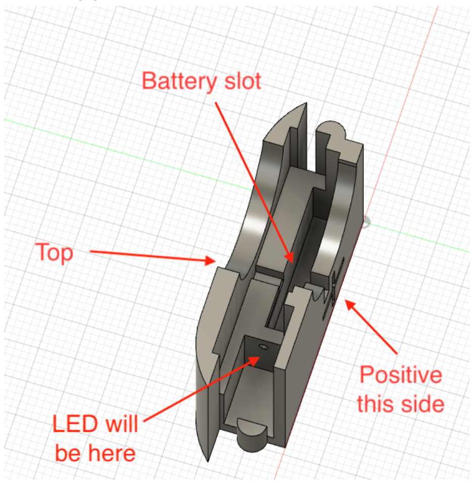 Battery holder annotated